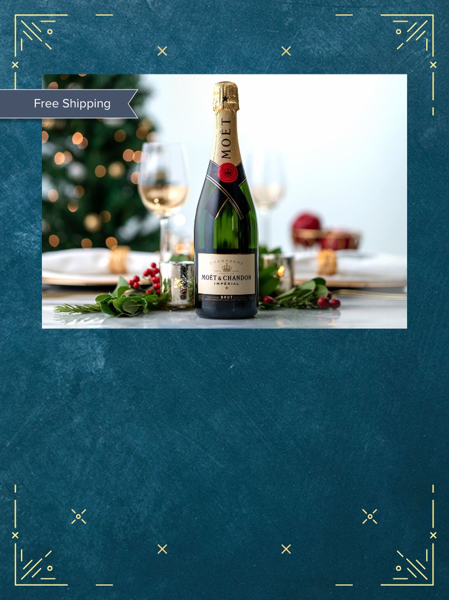 Moët & Chandon Imperial Brut Holiday Lifestyle Image